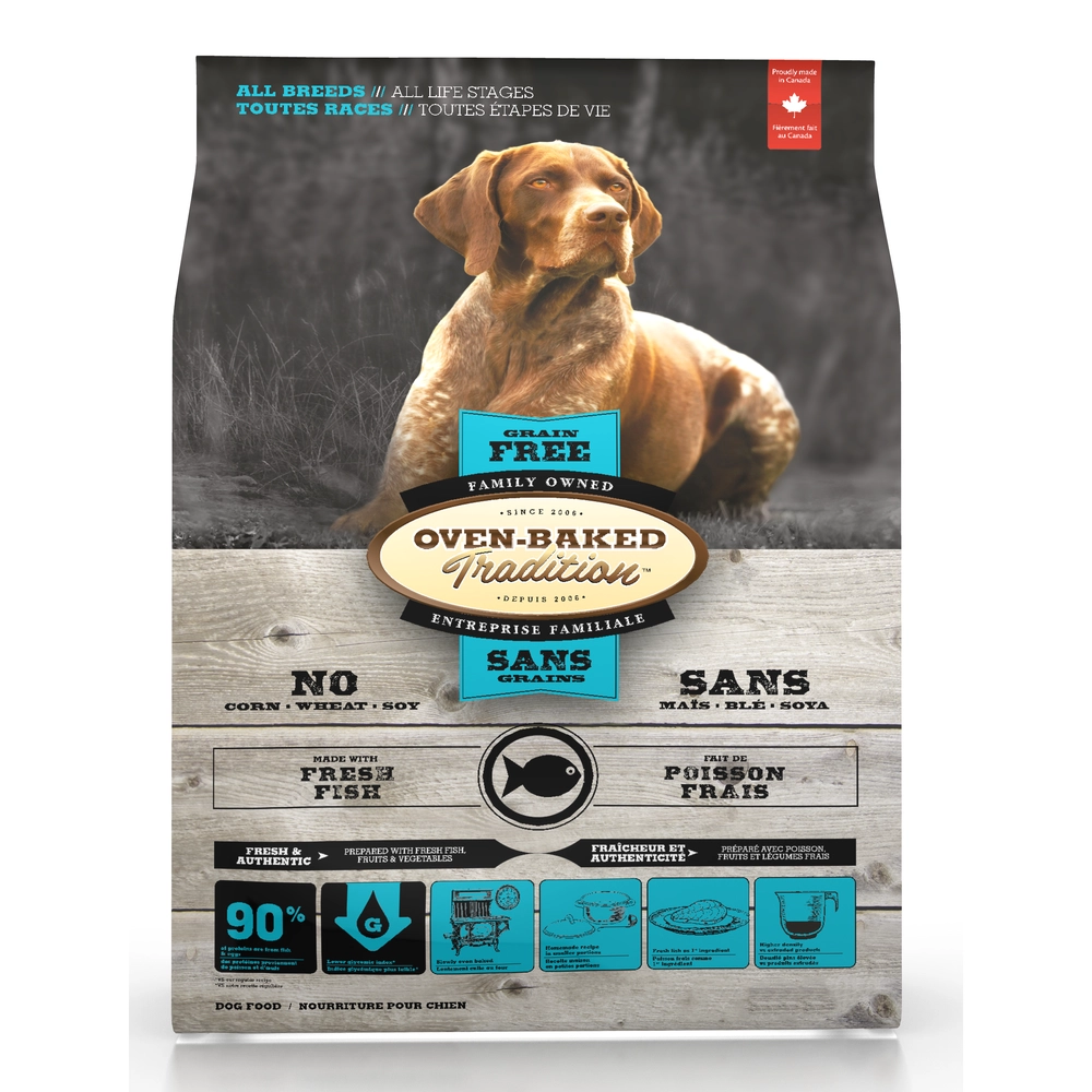 Oven-Baked Tradition Grain-Free Dog з рибою 