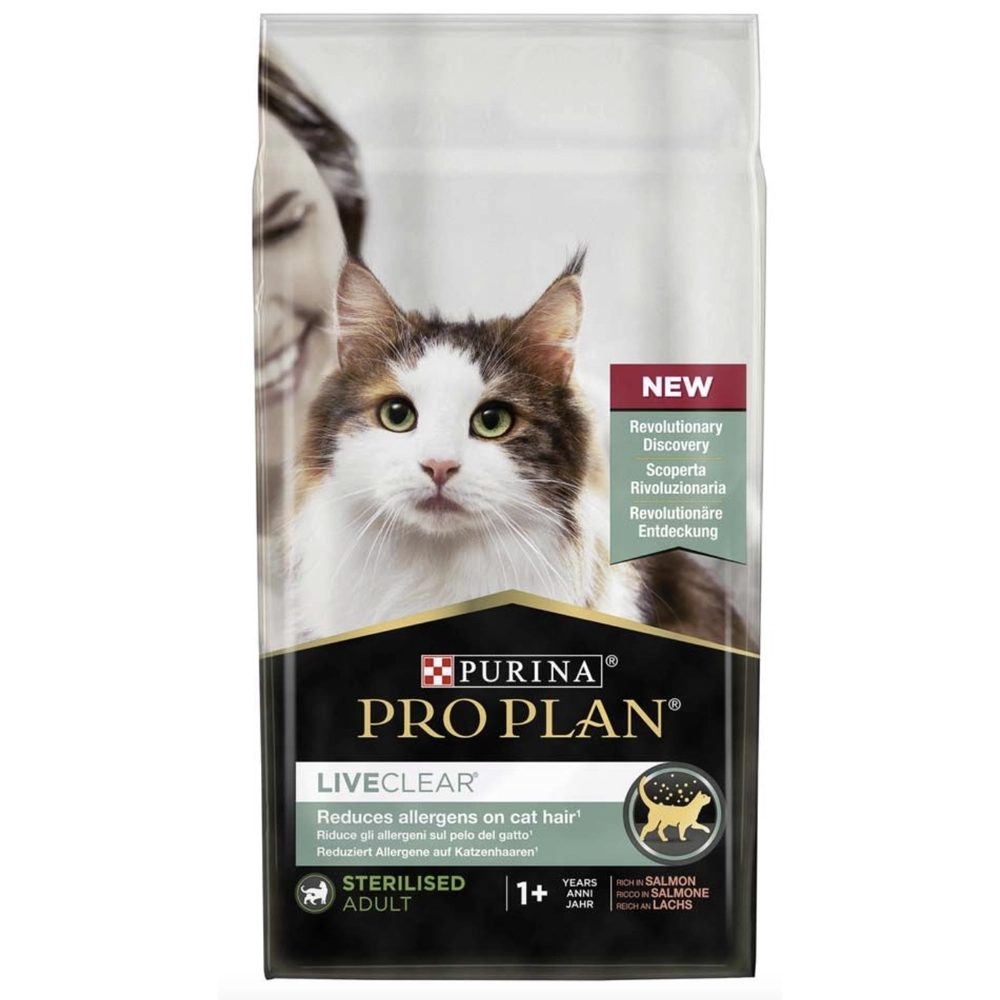 Pro Plan Live Clear Sterilised Для стерилизованных кошек с лососем 