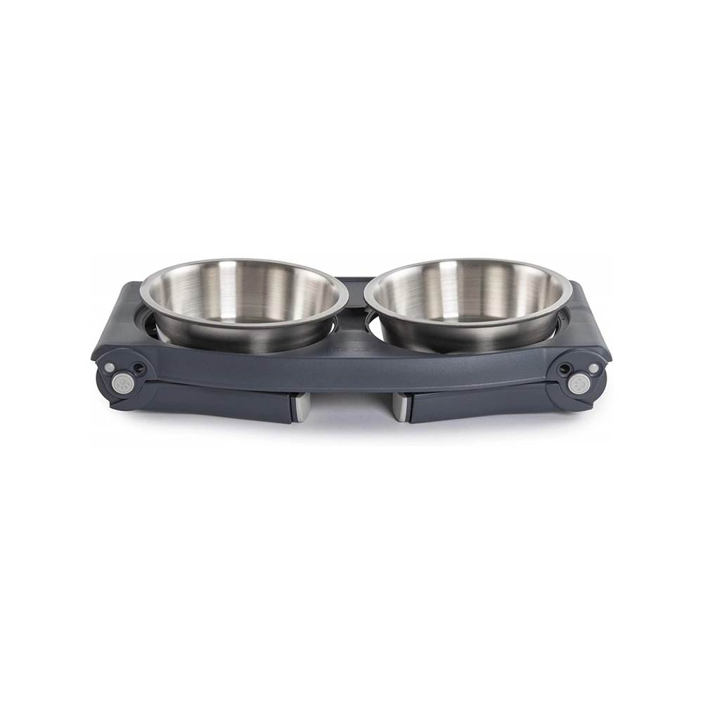 Dexas Adjustable Height Double Pet Feeder  - фото 3