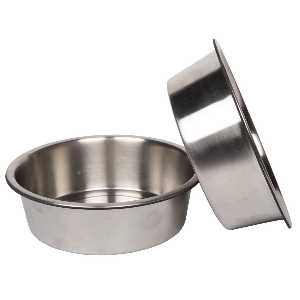 Dexas Stainless Steel Replacement Bowls for Elevated, Collapsible Feeders 
