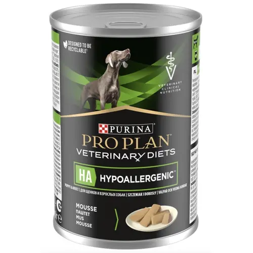 Pro Plan Veterinary Diets HA Hypoallergenic для собак Пищевая аллергия