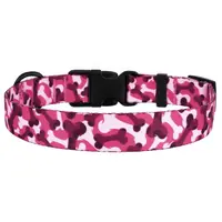 BronzeDog Urban Ошейник Косточка для собак Розовый 