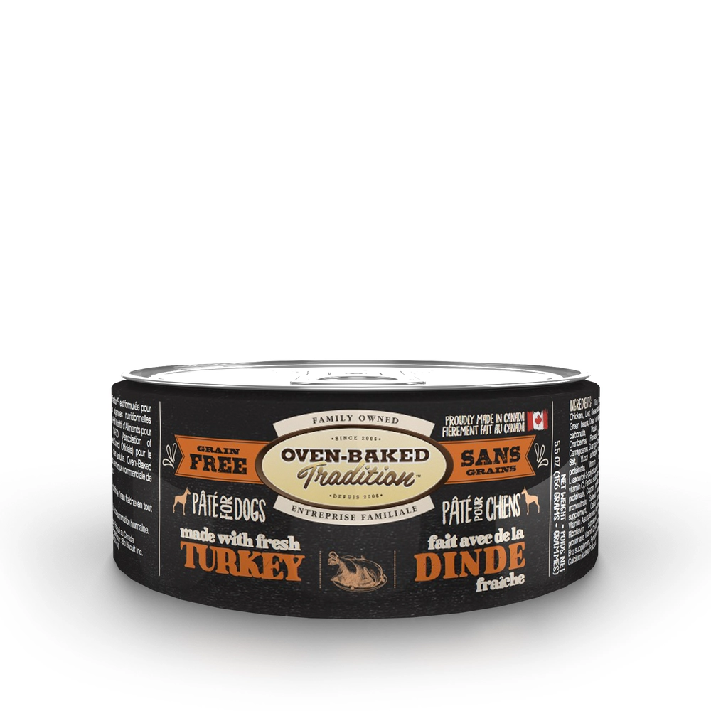 Oven-Baked Tradition Grain-Free Pate Dog с индейкой 