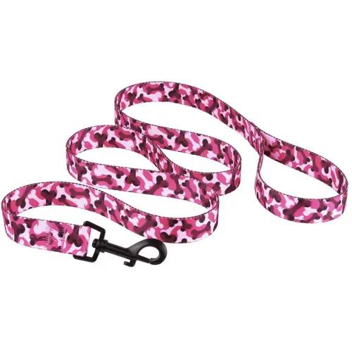 BronzeDog Urban Поводок Косточка для собак Розовый