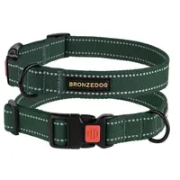 BronzeDog Брезент Ошейник для собак Зелёный  - фото 3
