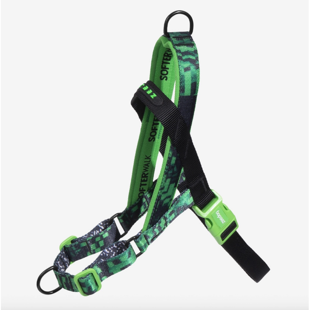 Zee.Dog Glitch Error #410 SofterWalk Harness 