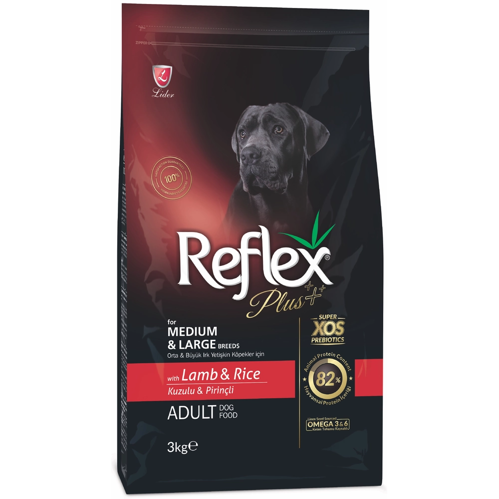 Reflex Plus Adult Medium & Large Breeds Lamb & Rice 
