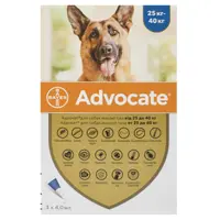 Elanco Advocate для собак весом от 25 до 40 кг 