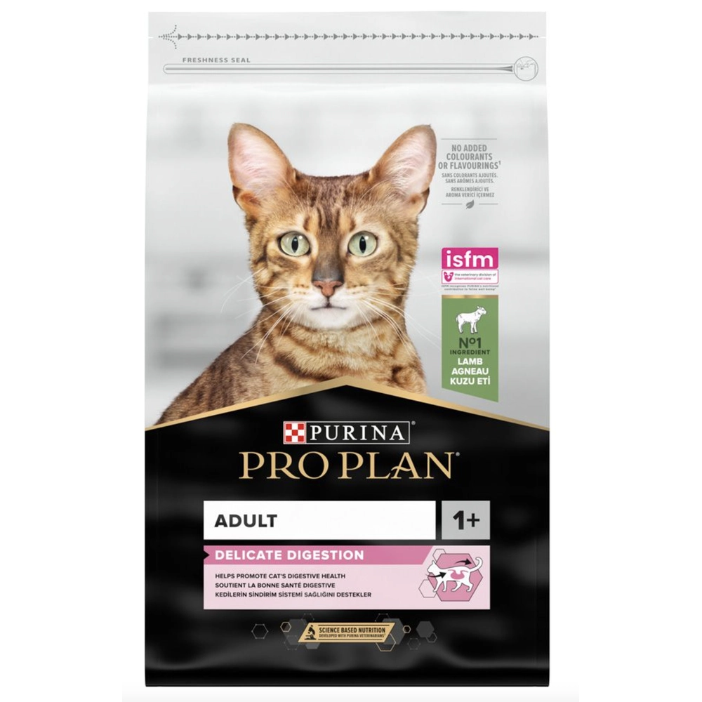 Pro Plan Delicate Для кошек с чувствительным пищеварением с ягненком 