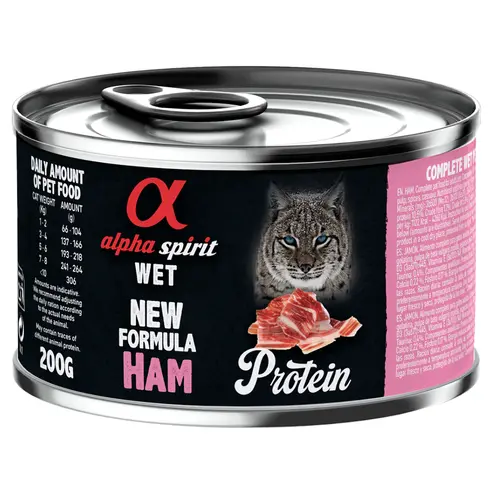 Alpha Spirit Ham for Adult Cats