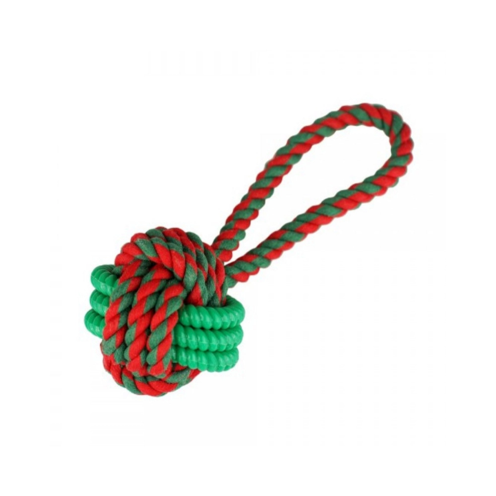 Barksi TPR Rope Ball 
