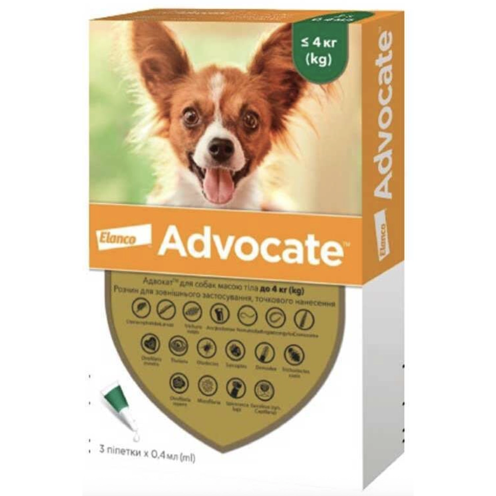 Elanco Advocate для собак весом до 4 кг  - фото 3