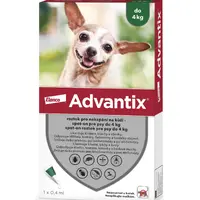 Elanco Advantix для собак вагою до 4 кг