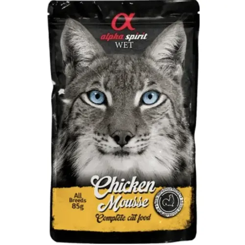 Alpha Spirit Chicken Mousse Complete Cat Food