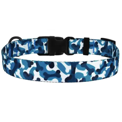 BronzeDog Urban Ошейник Косточка для собак Голубой