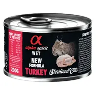 Alpha Spirit Turkey Sterilized Cat 