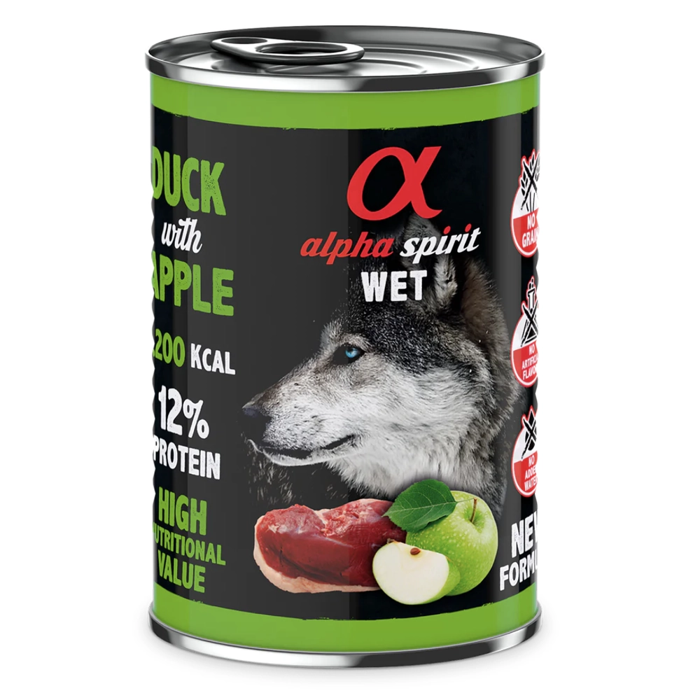 Alpha Spirit WET Duck with Green Apple 