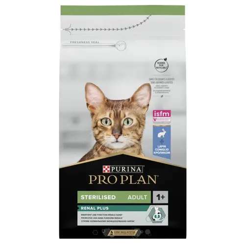 Pro Plan Sterilised Renal Для стерилизованных кошек с кроликом