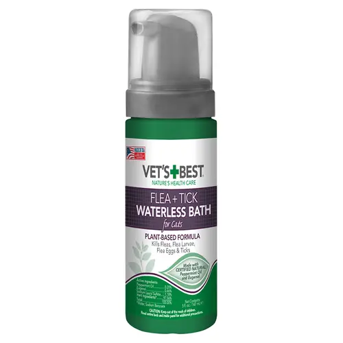 Vet's Best Flea & Tick Waterless Bath for Cats