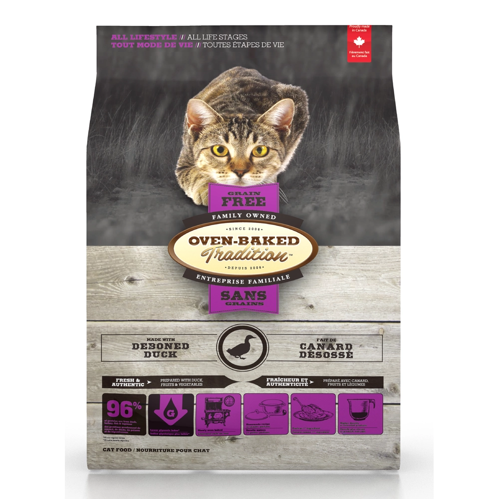 Oven-Baked Tradition Grain-Free Cat с уткой 