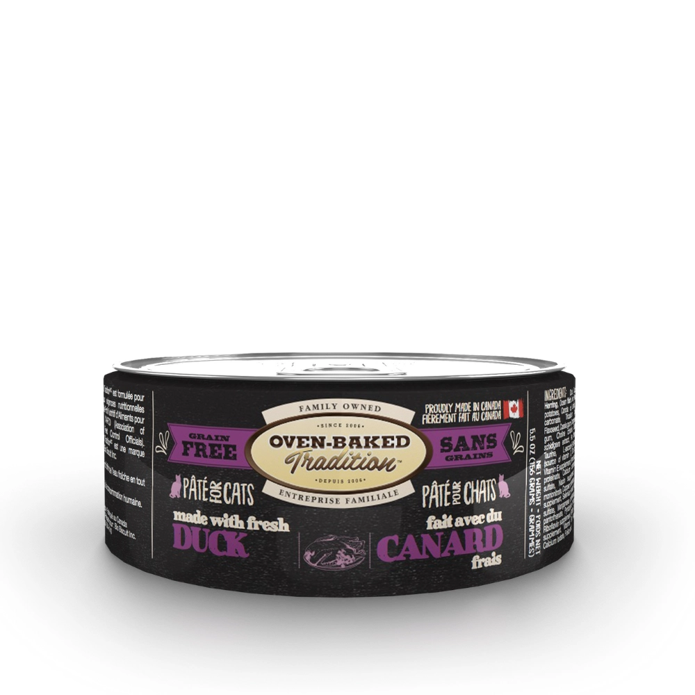 Oven-Baked Tradition Grain-Free Pate Cat с уткой 