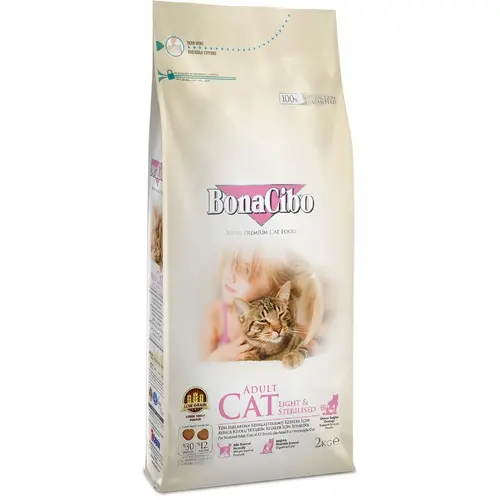 BonaCibo Adult Cat Light & Sterilised