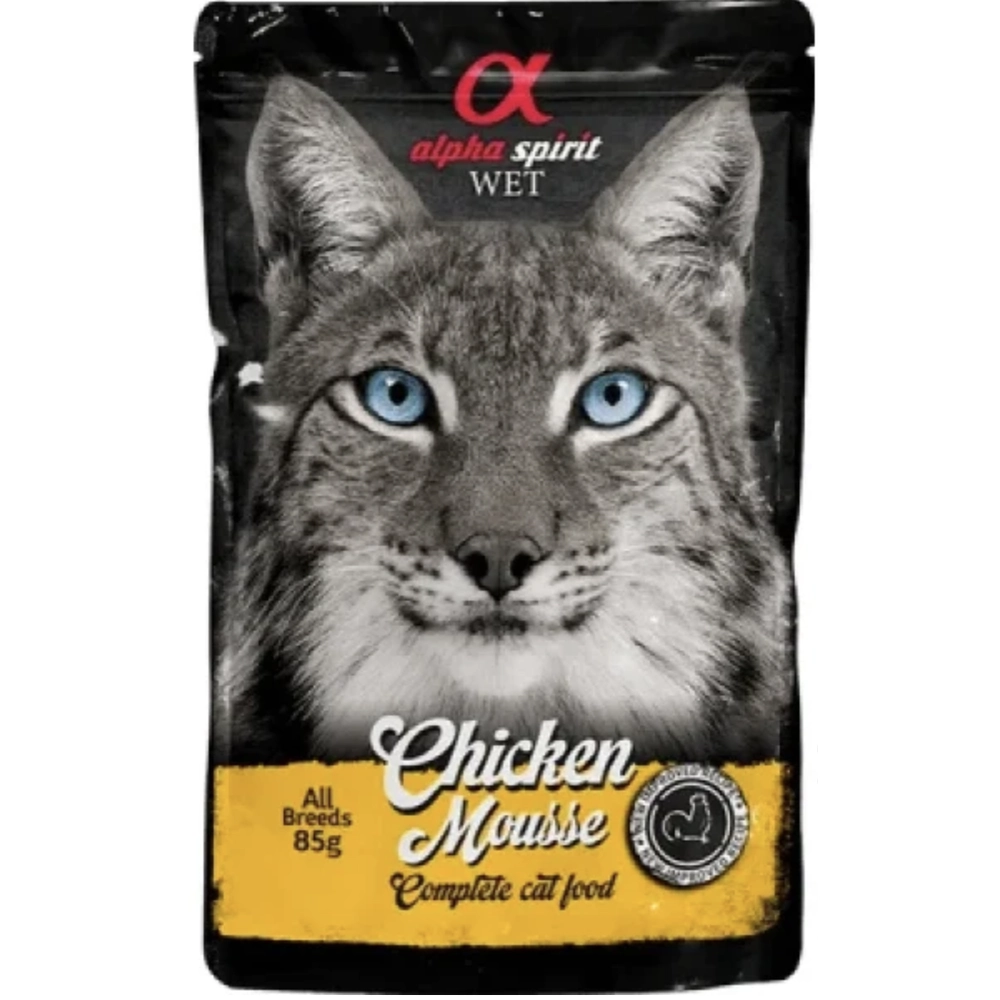 Alpha Spirit Chicken Mousse Complete Cat Food 