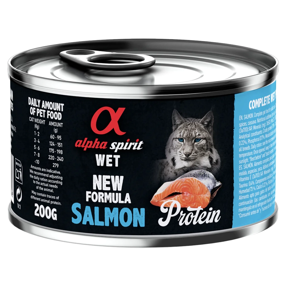 Alpha Spirit Salmon for Adult Cats 