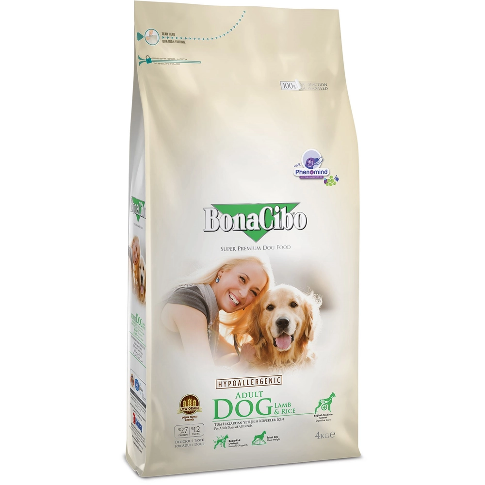 BonaCibo Adult Dog Lamb & Rice 