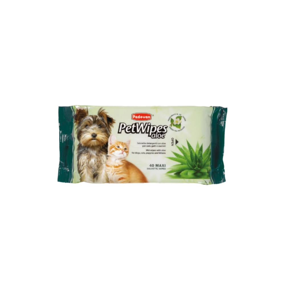 Padovan Pet Wipes Aloe 