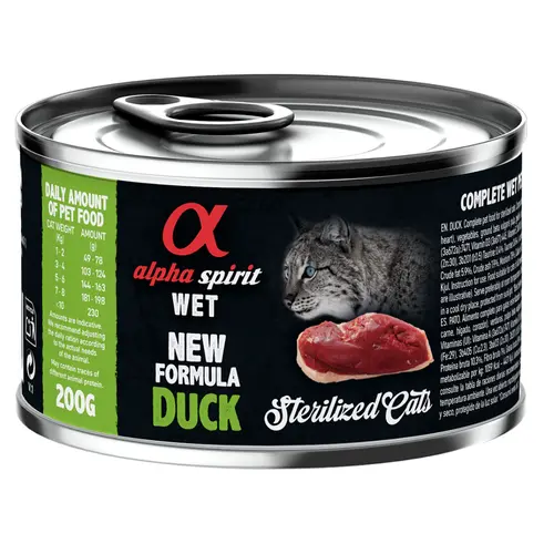 Alpha Spirit Duck Sterilized Cat 