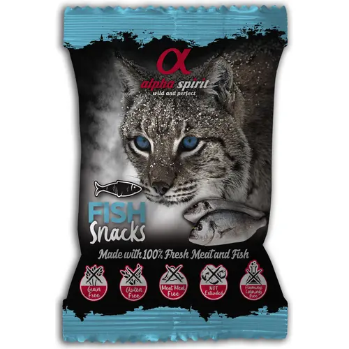 Alpha Spirit Fish Snacks for Cats