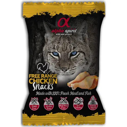 Alpha Spirit Free Range Chicken Snacks for Cats
