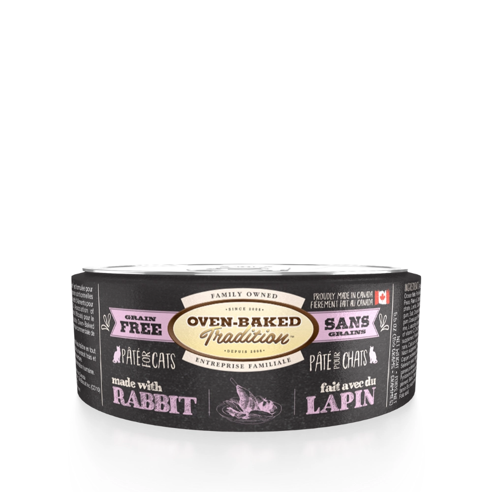 Oven-Baked Tradition Grain-Free Pate Cat з кроликом 