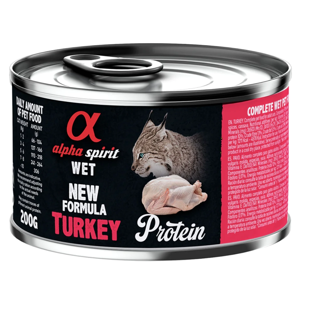 Alpha Spirit Turkey Adult Cat 