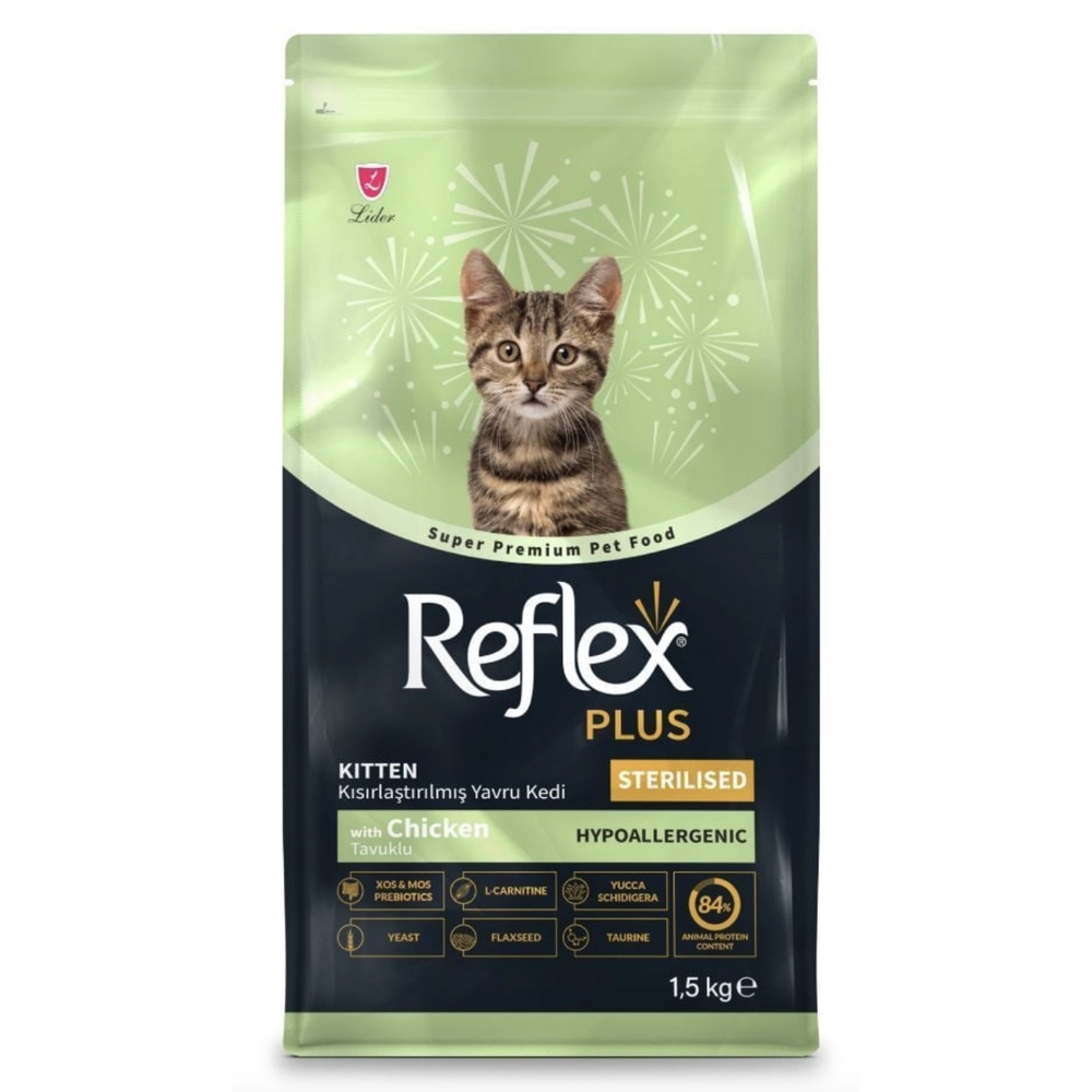 Reflex Plus Kitten Sterilized Hypoallergenic Chicken 