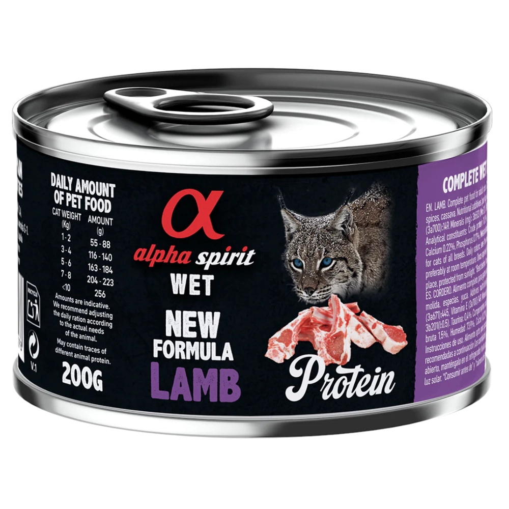 Alpha Spirit Lamb for Adult Cats 