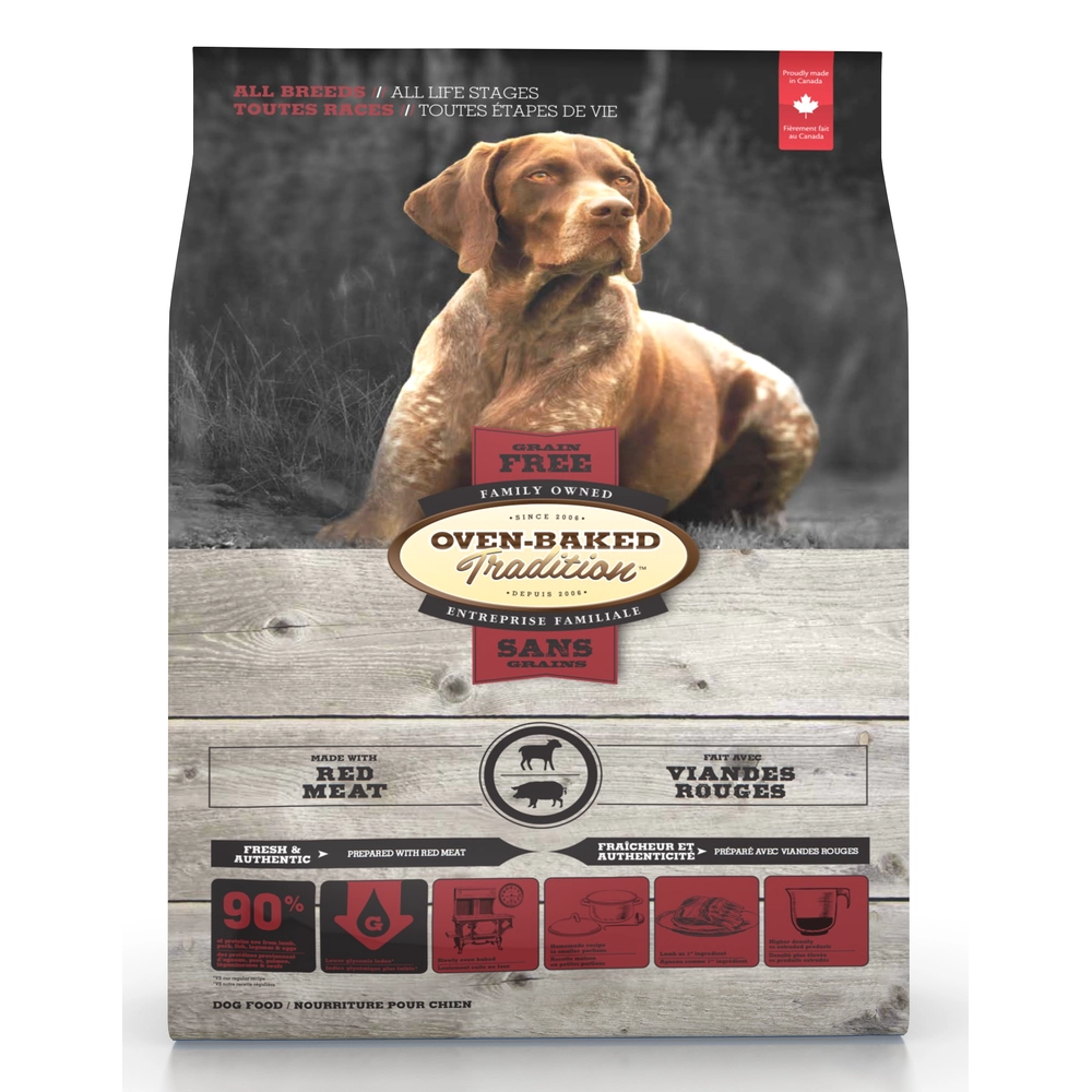 Oven-Baked Tradition Grain-Free Dog с красным мясом 