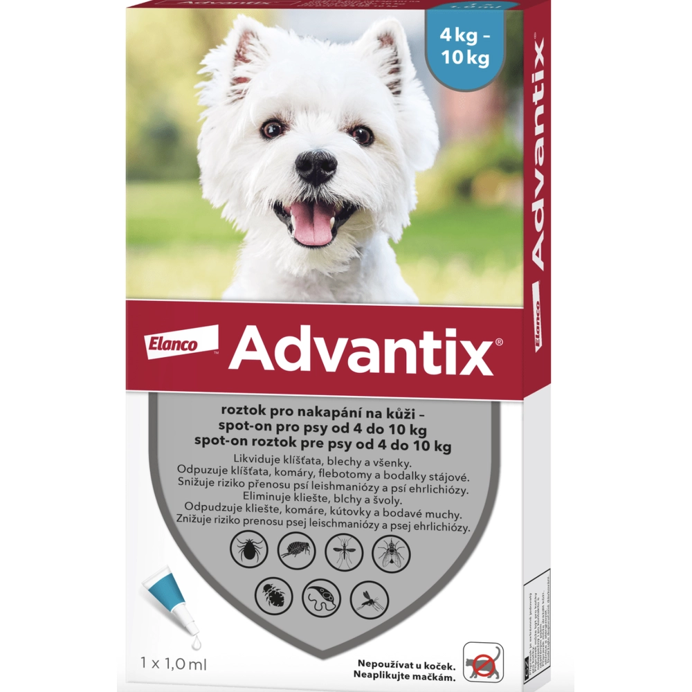 Elanco Advantix для собак весом от 4 до 10 кг  - фото 2