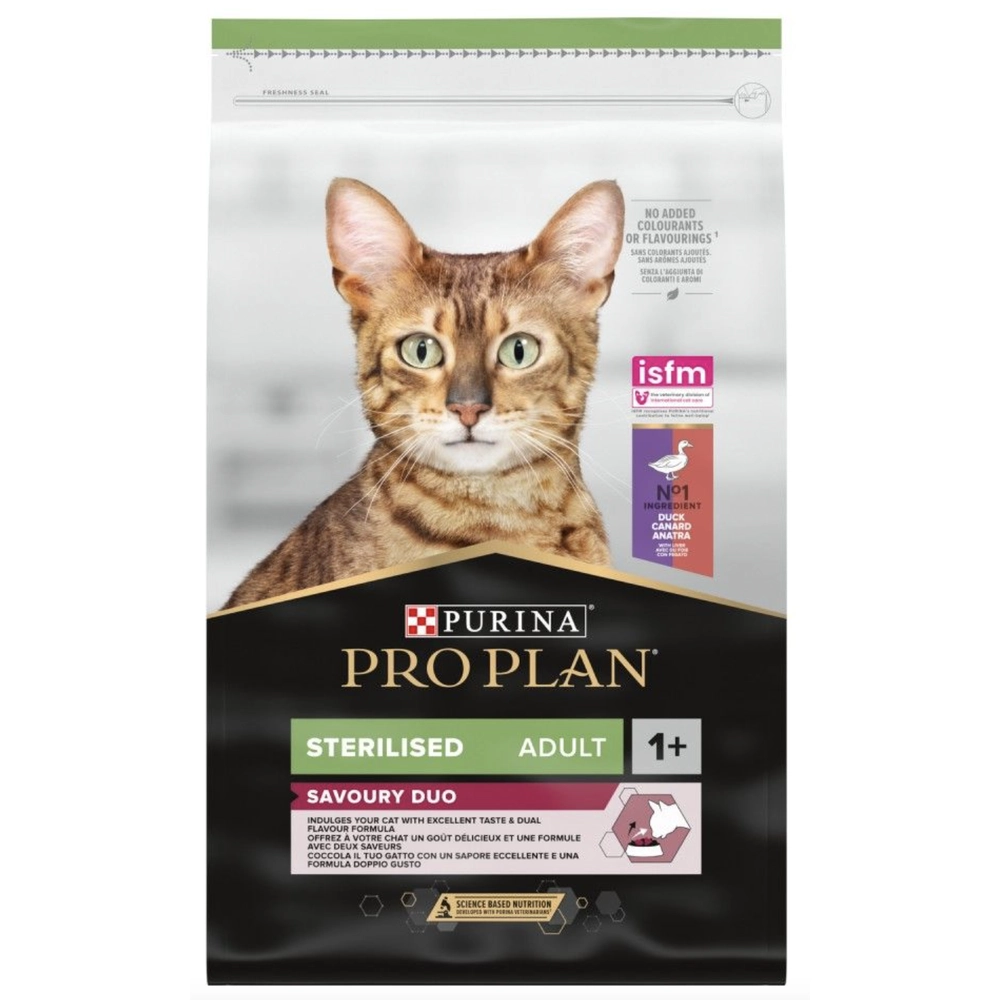 Pro Plan Sterilised Duo Для стерилизованных кошек с уткой и печенью  - фото 2