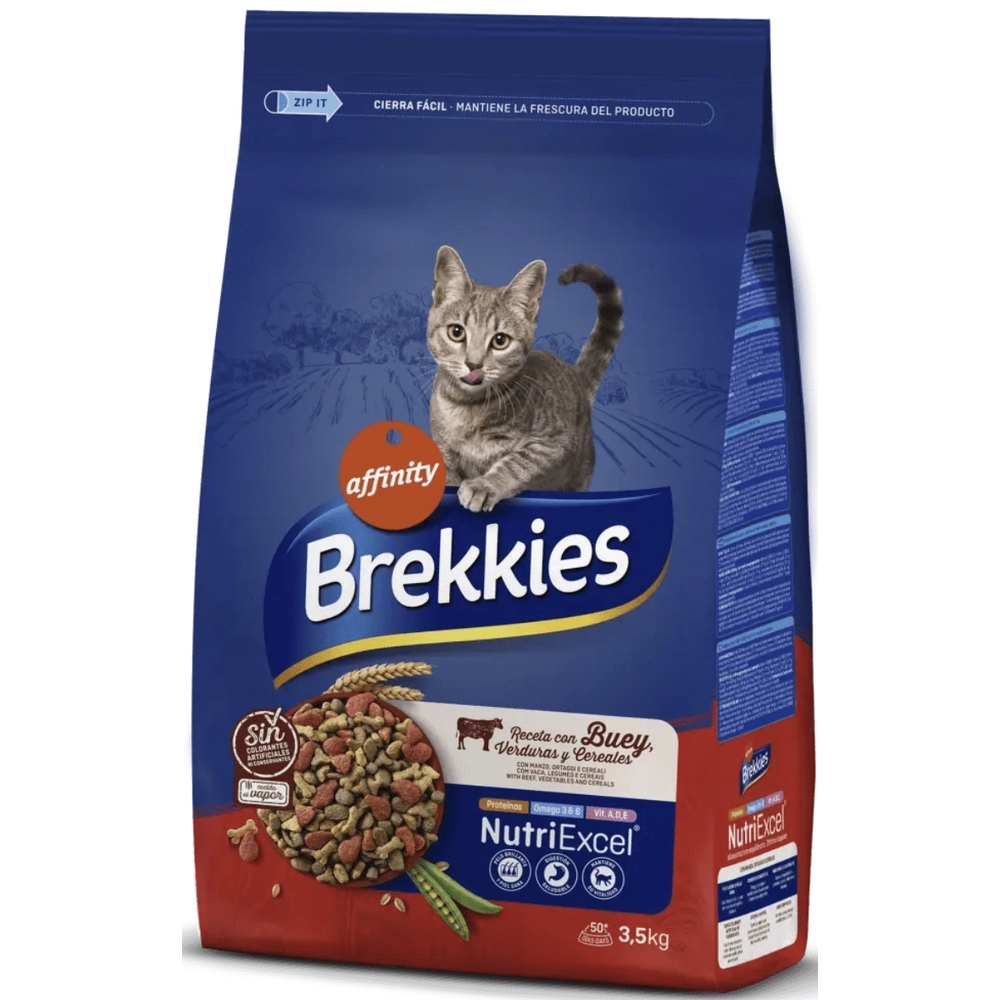 Brekkies Cat Beef  - фото 2