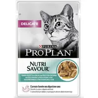 Pro Plan Delicate Nutrisavour с океанической рыбой 