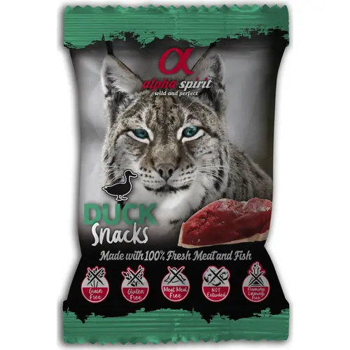 Alpha Spirit Duck Snacks for Cats