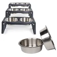 Dexas Stainless Steel Replacement Bowls for Elevated, Collapsible Feeders  - фото 4