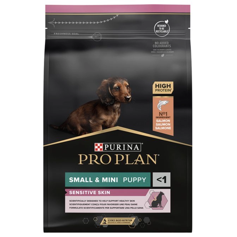 Pro Plan Puppy Small&Mini Для щенков мелких пород с лососем  