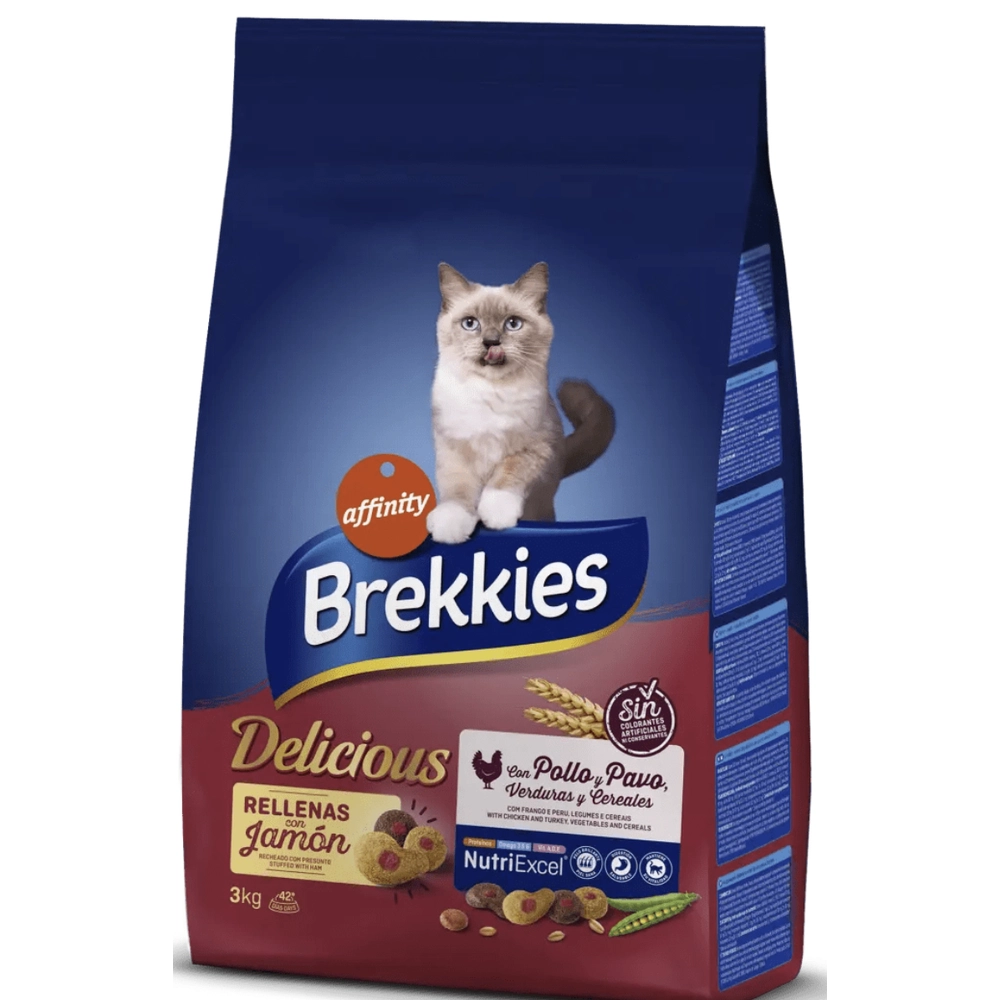 Brekkies Cat Delice Meat   - фото 2