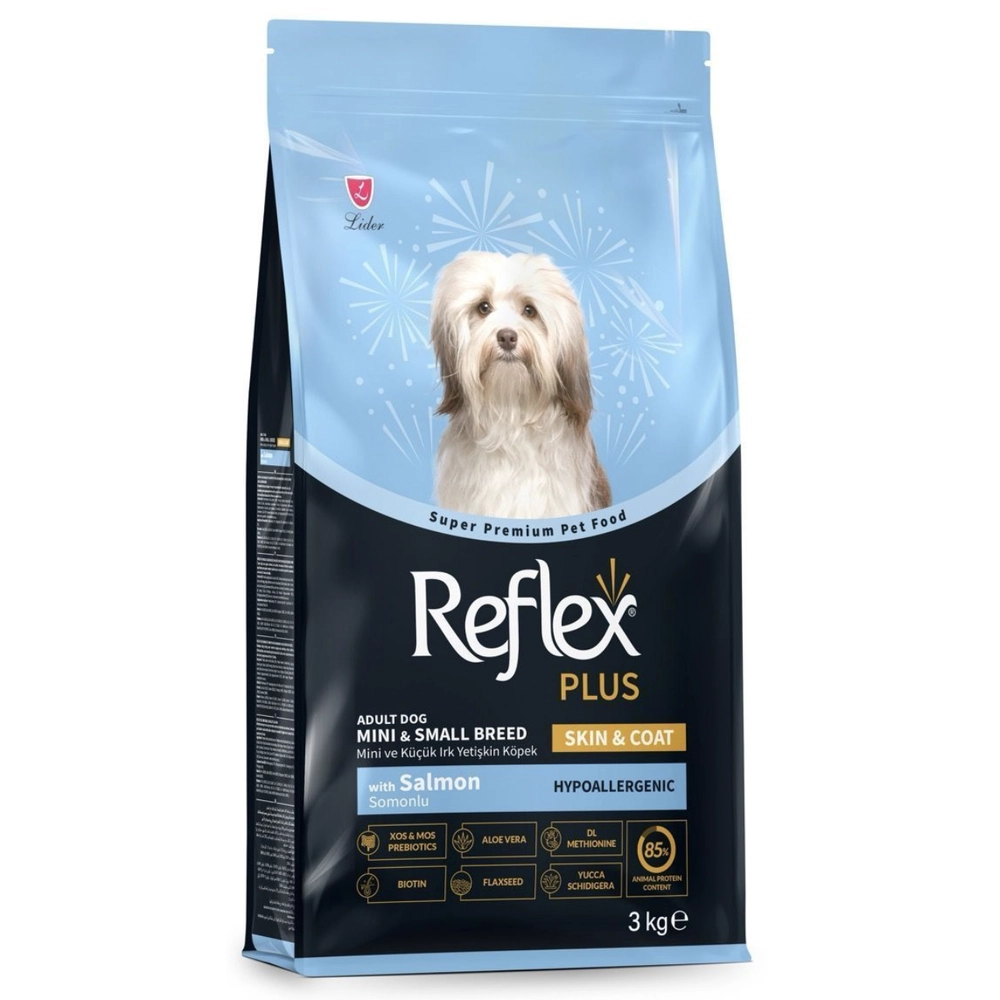 Reflex Plus Adult Mini & Small Breeds Skin & Coat Hypoallergenic Salmon 