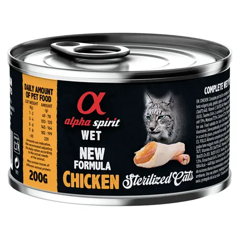 Alpha Spirit Chicken Sterilized Cat 