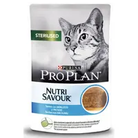 Pro Plan Sterilised Nutrisavour Мусс с треской  - фото 2