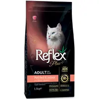 Reflex Plus Hairball & Indoor Adult Cat Salmon